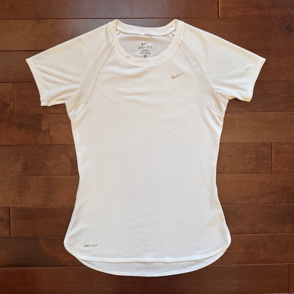 Nike Dri-Fit White Athletic Shirt